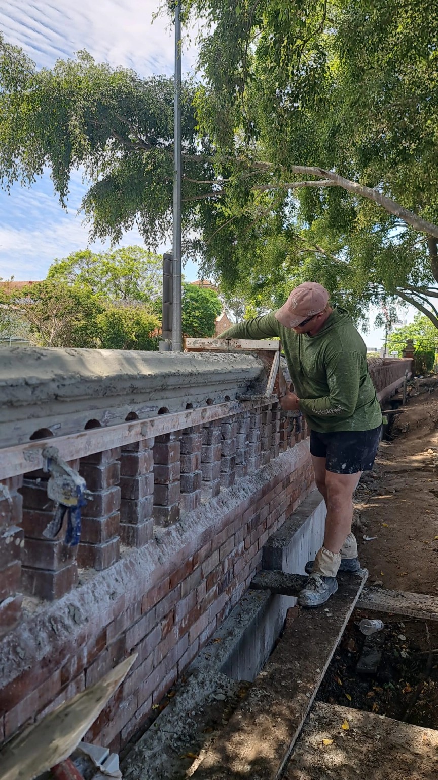 Running a plaster mould on a heritage wall